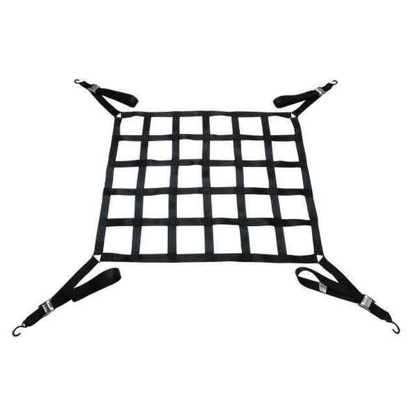 Us Cargo Control 42" x 50" Extra Short Bed Truck Cargo Net with Cam Buckles & S-Hooks CN-425066-BLK